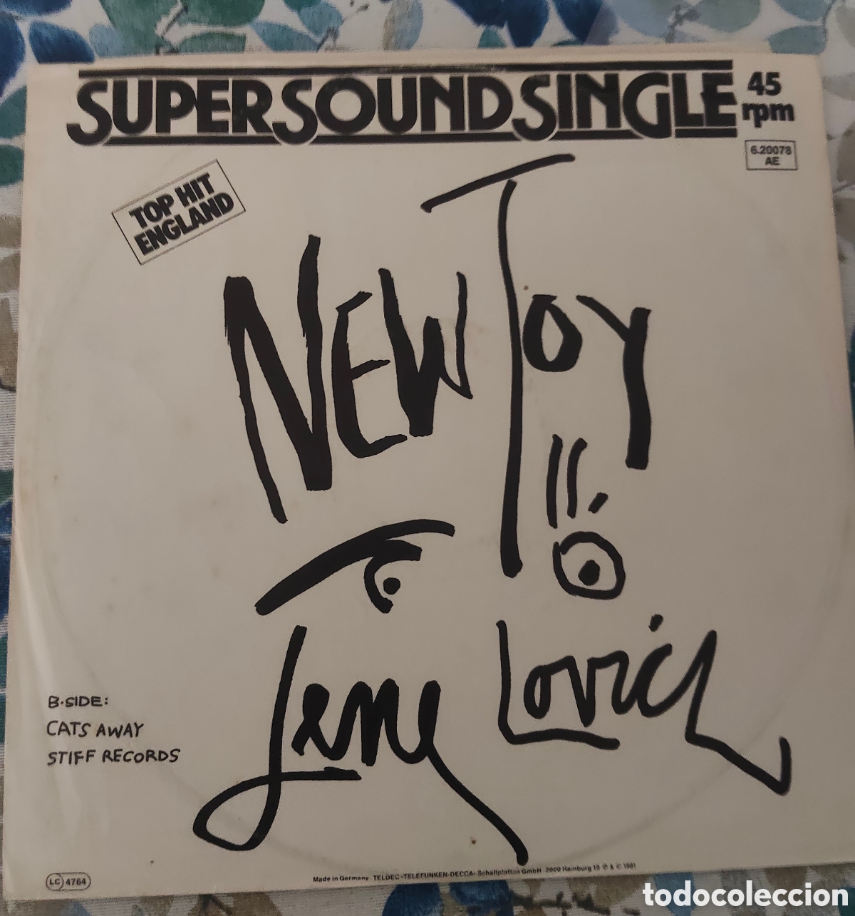 Discos de vinilo: Lene Lovich - Super Sound Single - New Toy - Foto 3