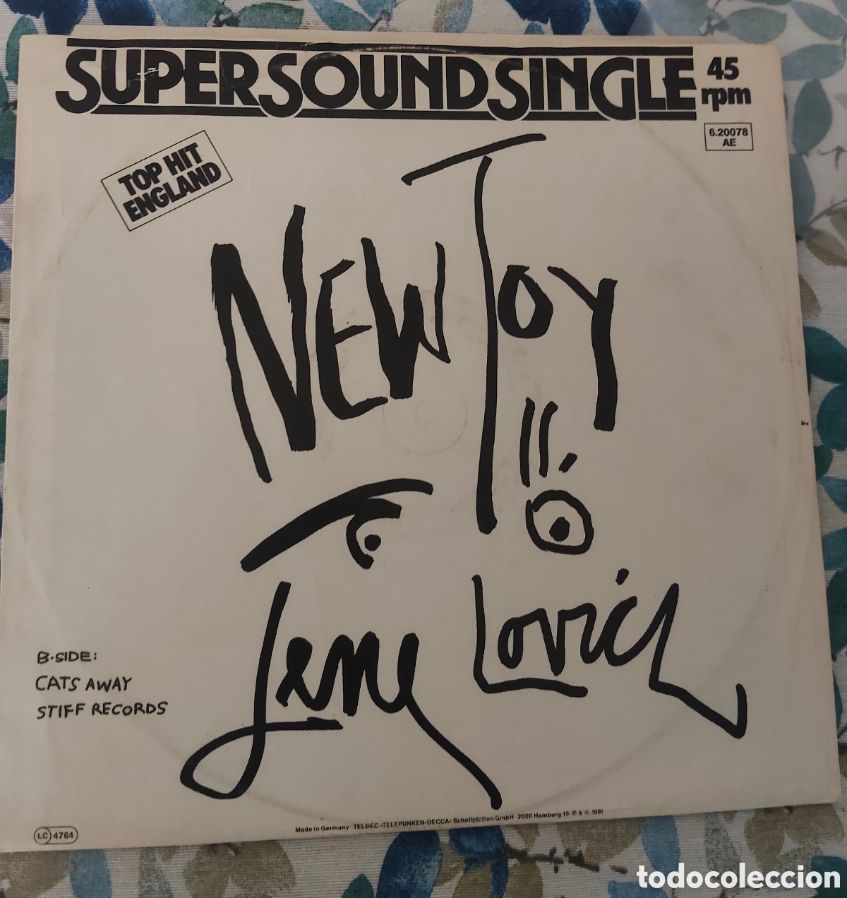 Discos de vinilo: Lene Lovich - Super Sound Single - New Toy - Foto 4