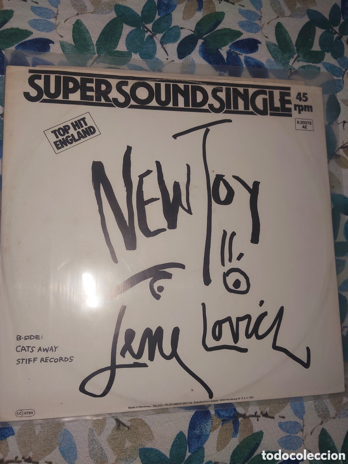 Discos de vinilo: Lene Lovich - Super Sound Single - New Toy - Foto 1