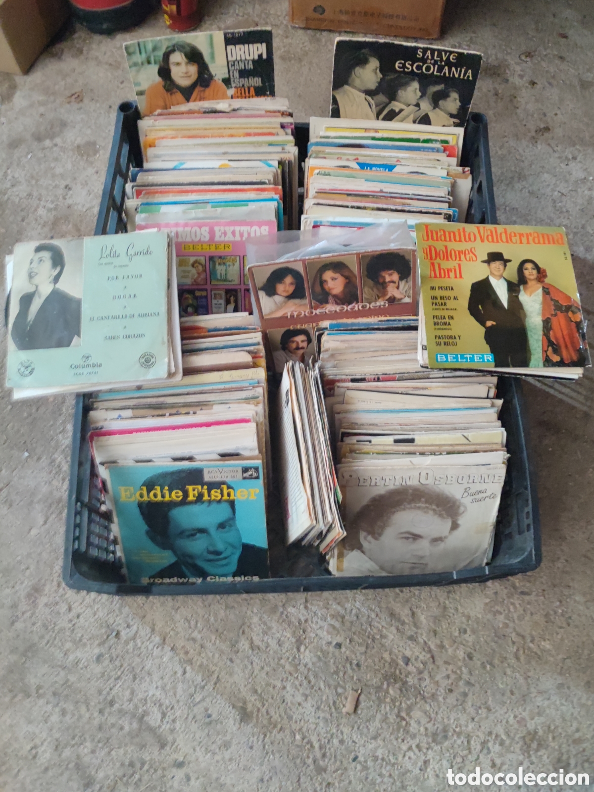 Discos de vinilo: LOTE + 230 DISCOS DE VINILO 7 PULGADAS DIFERENTES G&Eacute;NEROS DE M&Uacute;SICA