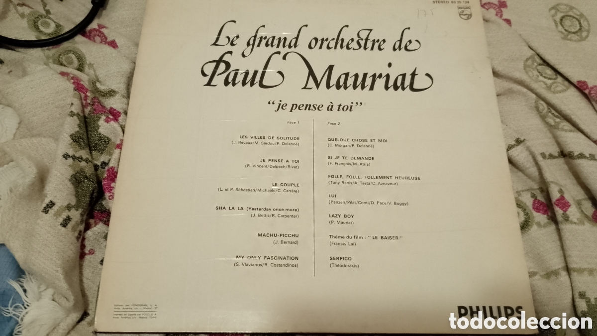Discos de vinilo: Paul mauriat la gran orquesta - Foto 2