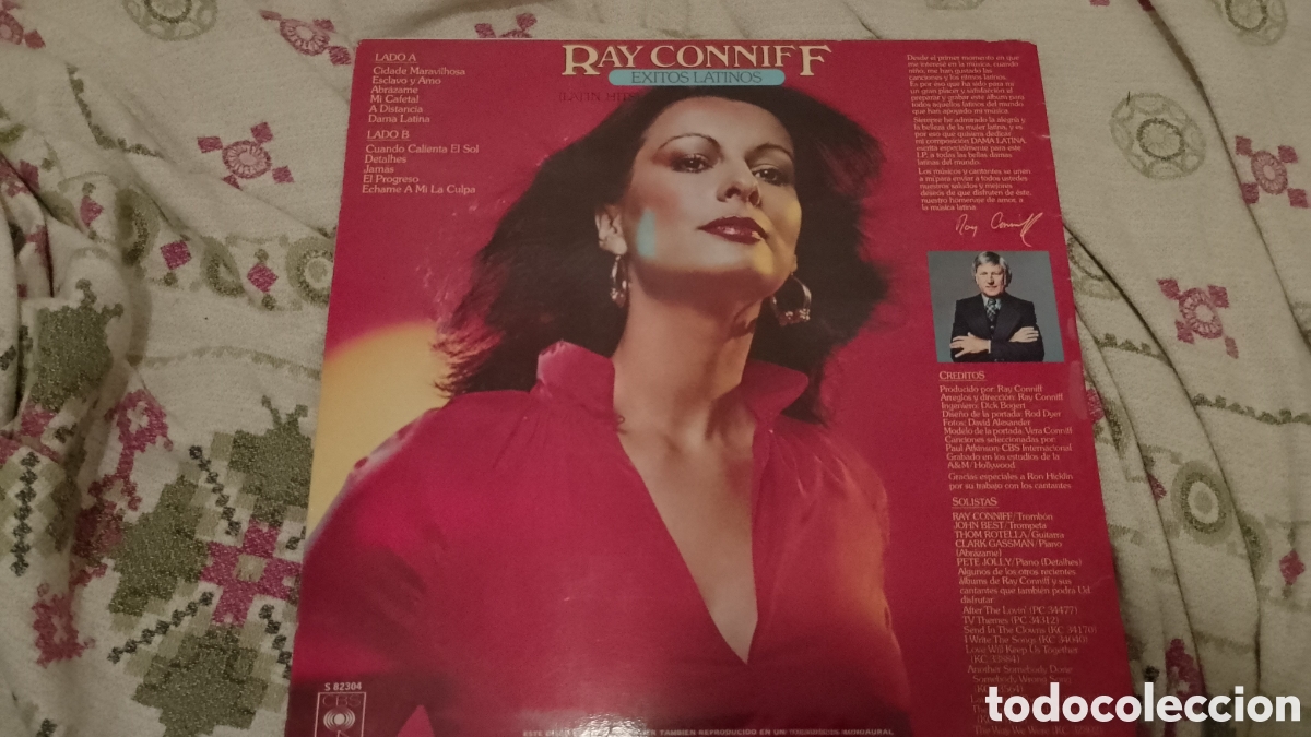 Discos de vinilo: Ray conniff grandes &eacute;xitos latinos - Foto 2