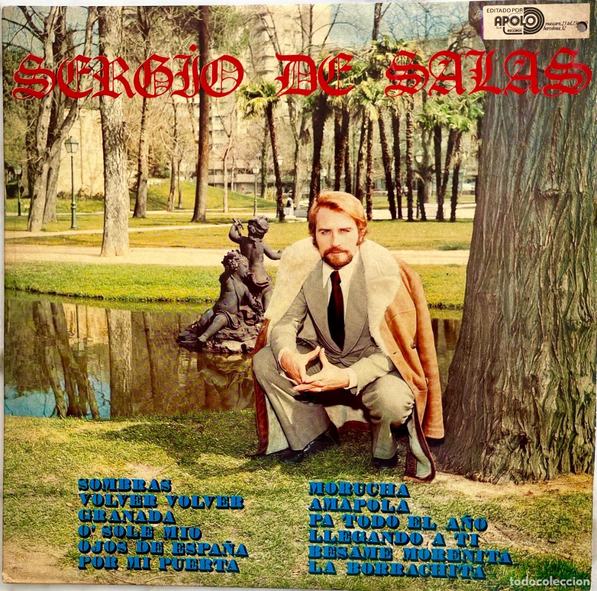 Discos de vinilo: SERGIO DE SALAS. GRANDES CANCIONES. AMAPOLA. SOMBRAS. O SOLE MIO... LP ORIGINAL ESPA&Ntilde;A