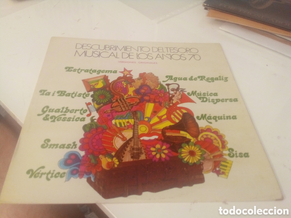 Discos de vinilo: S&Oacute;LO CARPETA IA BATISTE AGUA DE REGALIZ MAQUINA SMASH Disco no inclu&iacute;do