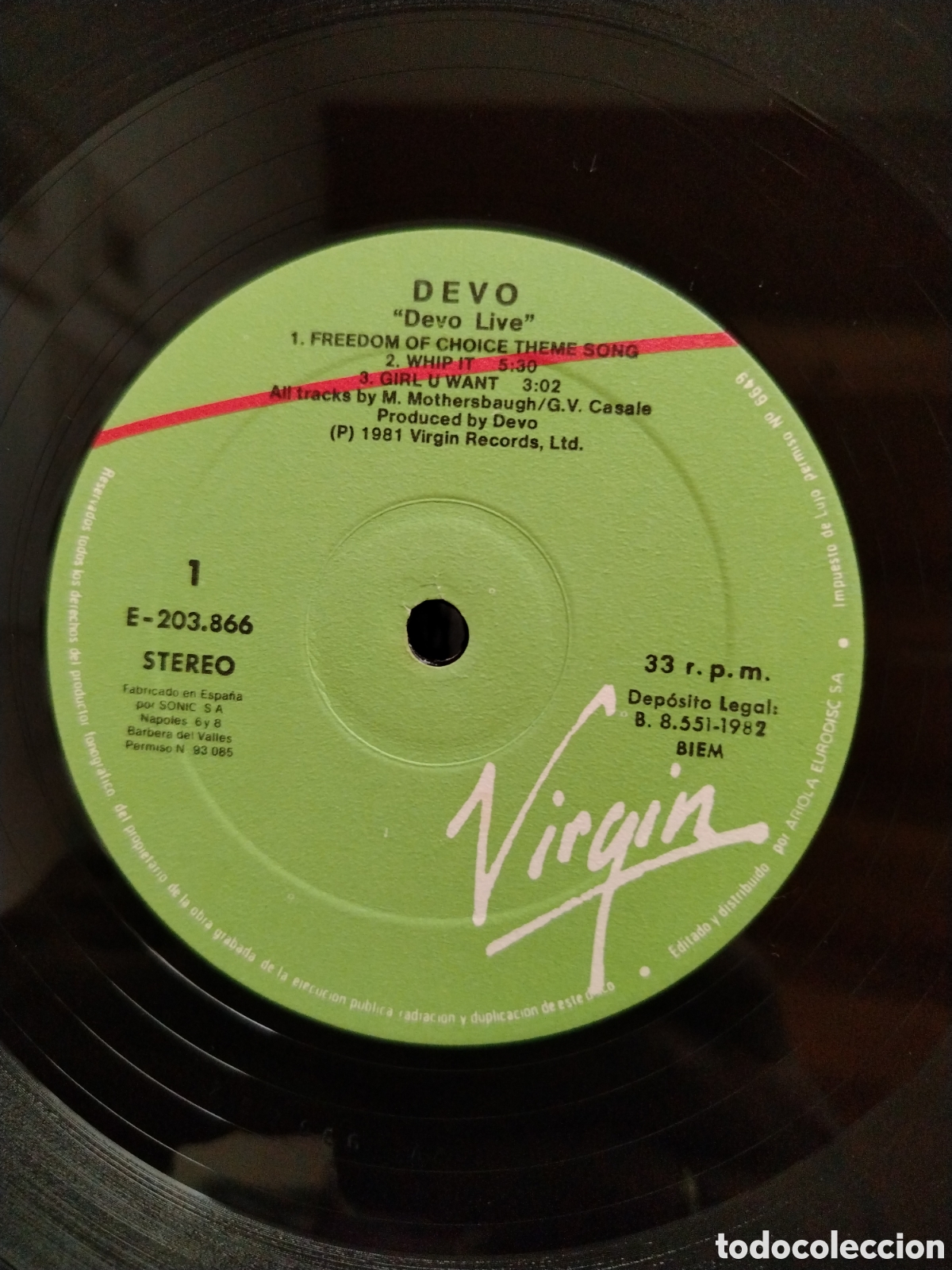Discos de vinilo: DEVO - Devo Live (Mini Lp, 1981) - Foto 3