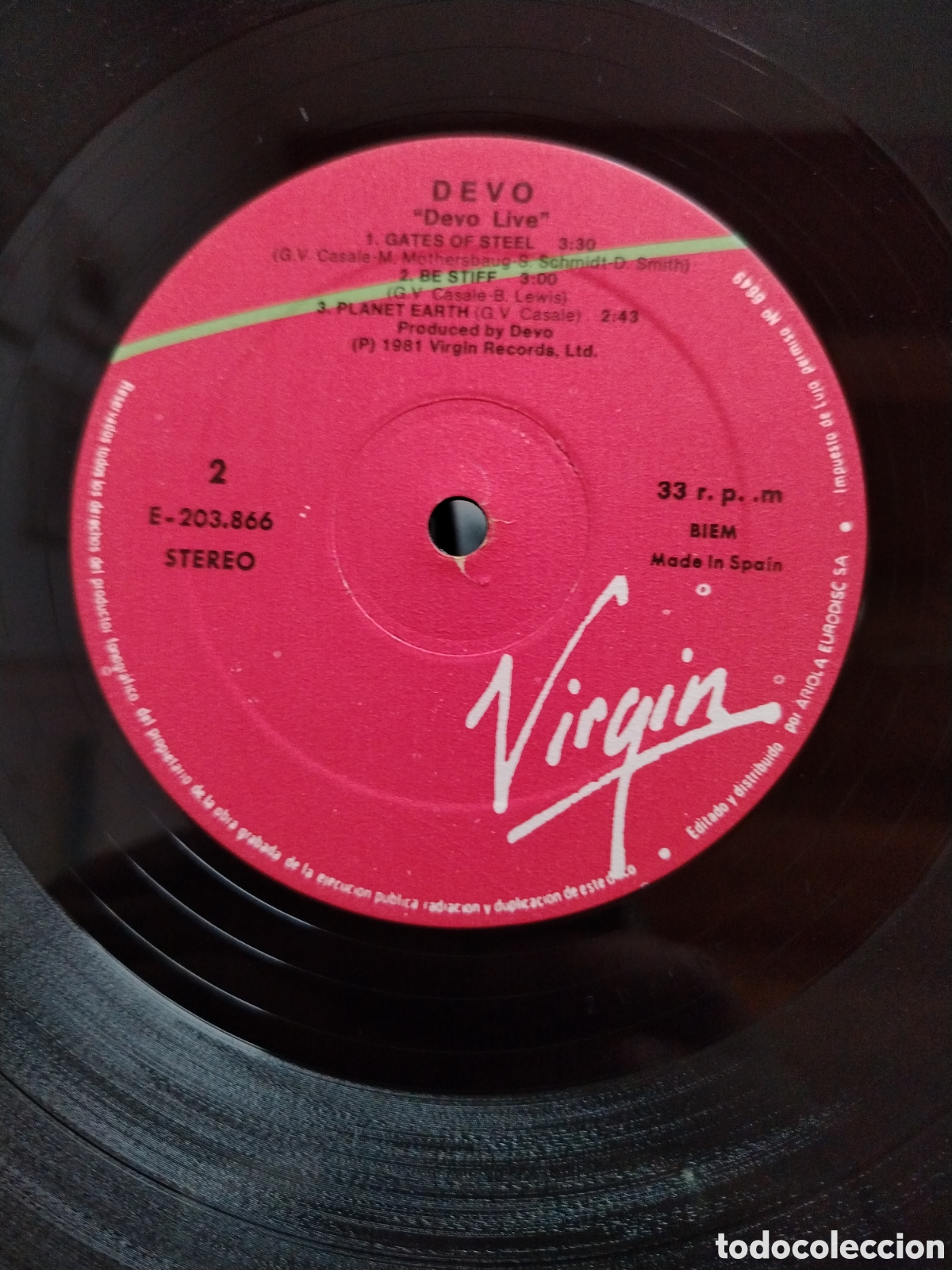 Discos de vinilo: DEVO - Devo Live (Mini Lp, 1981) - Foto 4