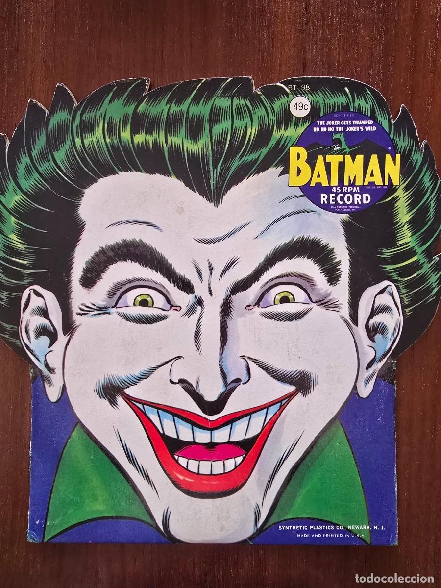 Discos de vinilo: Disco Single.Batman 45 rpm Record.Joker