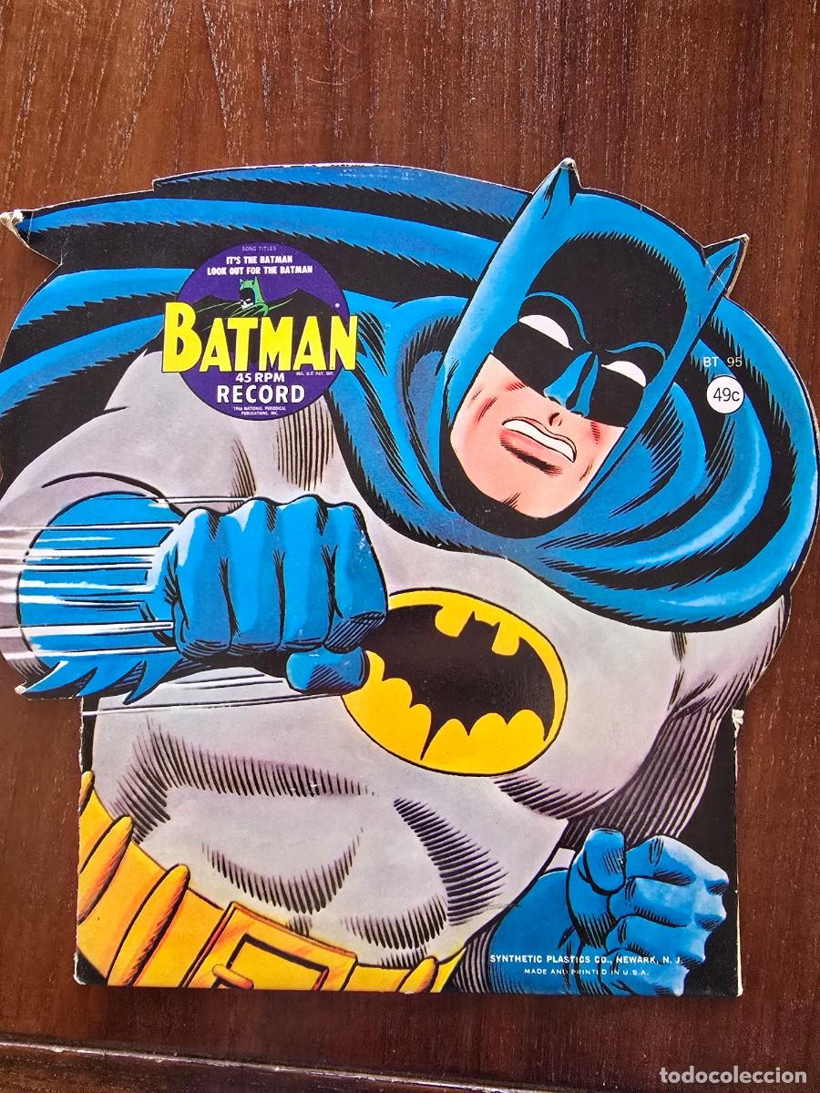Discos de vinilo: Disco Single.Batman 45 rpm Record.Batman Look out for The Batman