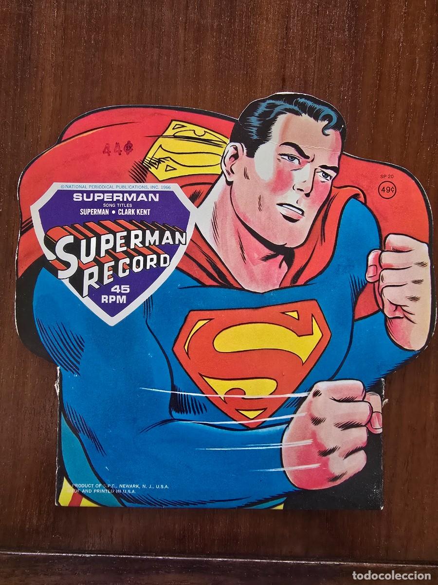 Discos de vinilo: Disco Single.Superman Record 45 rpm