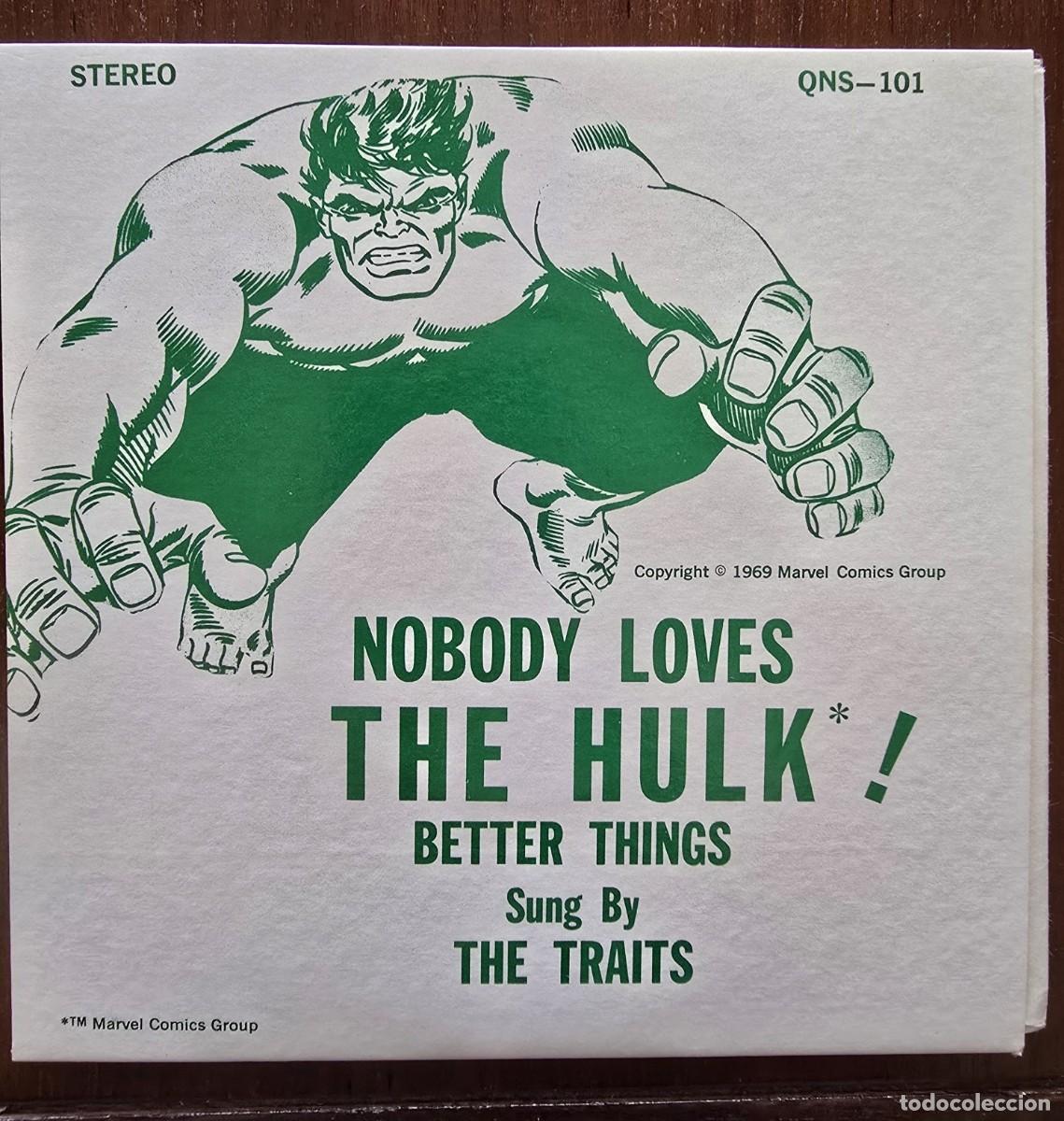 Discos de vinilo: Disco Single.Nobody Loves The Hulk.1969 - Foto 1