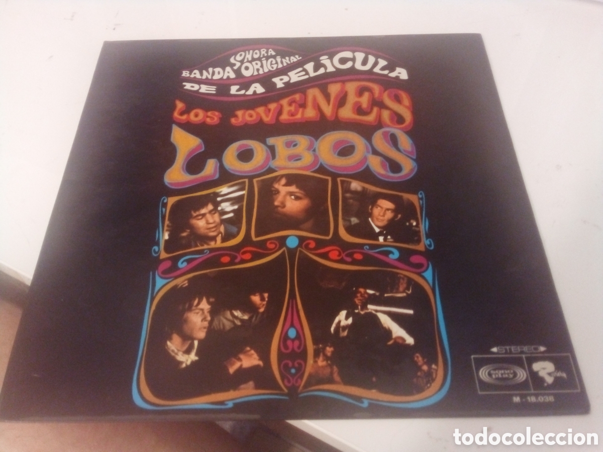 Discos de vinilo: S&Oacute;LO CARPETA bso Los j&oacute;venes lobos Marcel Carn&eacute; Disco no inclu&iacute;do