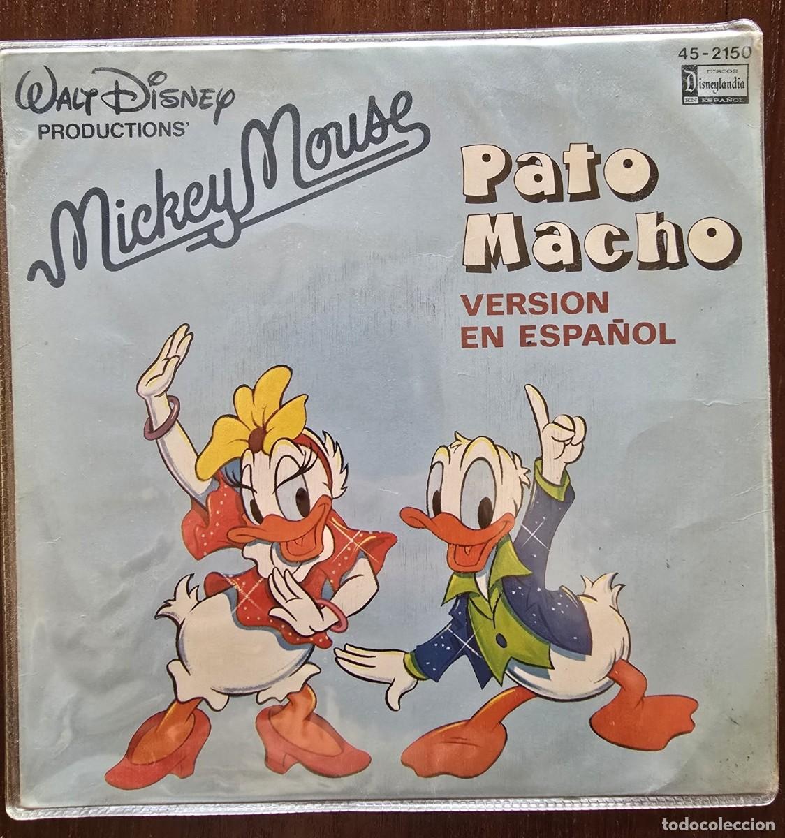 Discos de vinilo: Disco Single.Mickey Mouse.Pato Macho.1981 - Foto 1