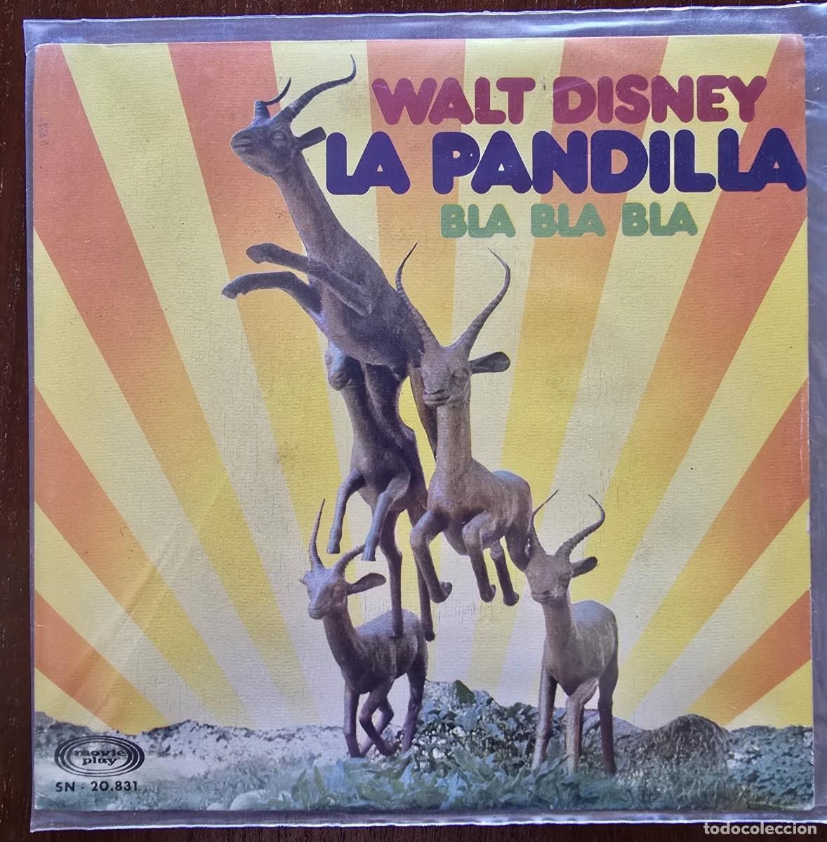 Discos de vinilo: Disco Single.La Pandilla.Walt Disney.1973