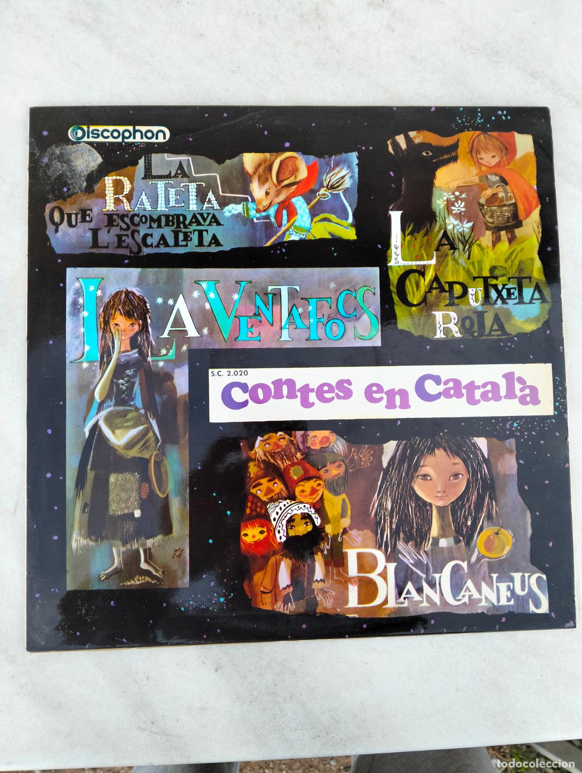 Vinyl-Schallplatten: La rateta que escombrava blancaneus ventafocs caputxeta contes en catal&agrave; disco de vinilo vintage lp
