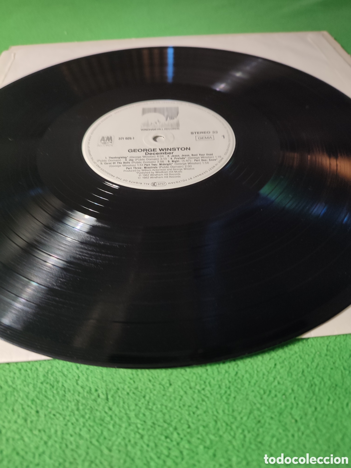 Discos de vinilo: George Winston - Piano solos - December - Foto 3