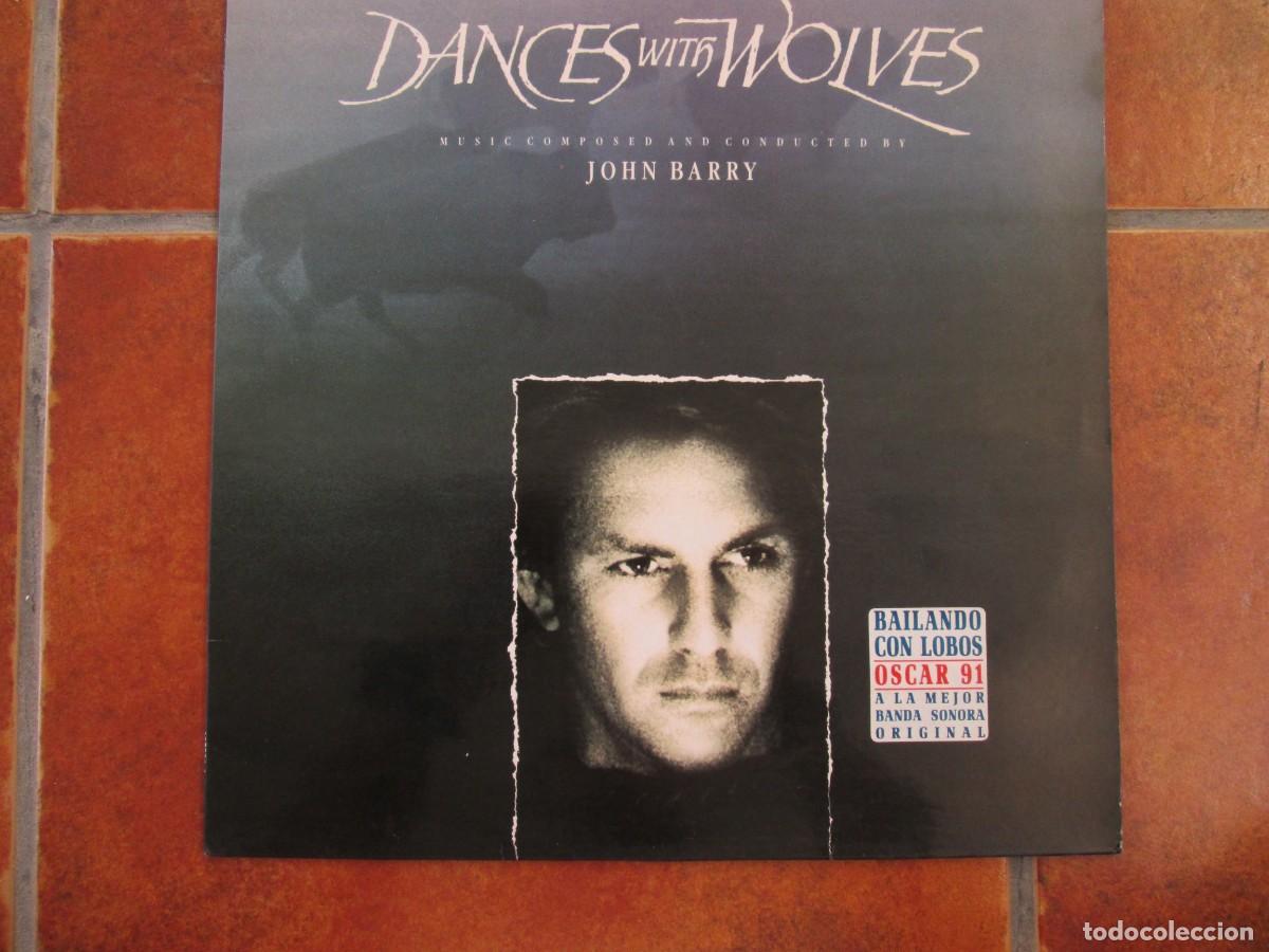 Discos de vinilo: JOHN BARRY - Dancing with Wolves (BSO). LP, ed espa&ntilde;ola 12&rdquo; 1991. Muy buen estado (VG+)