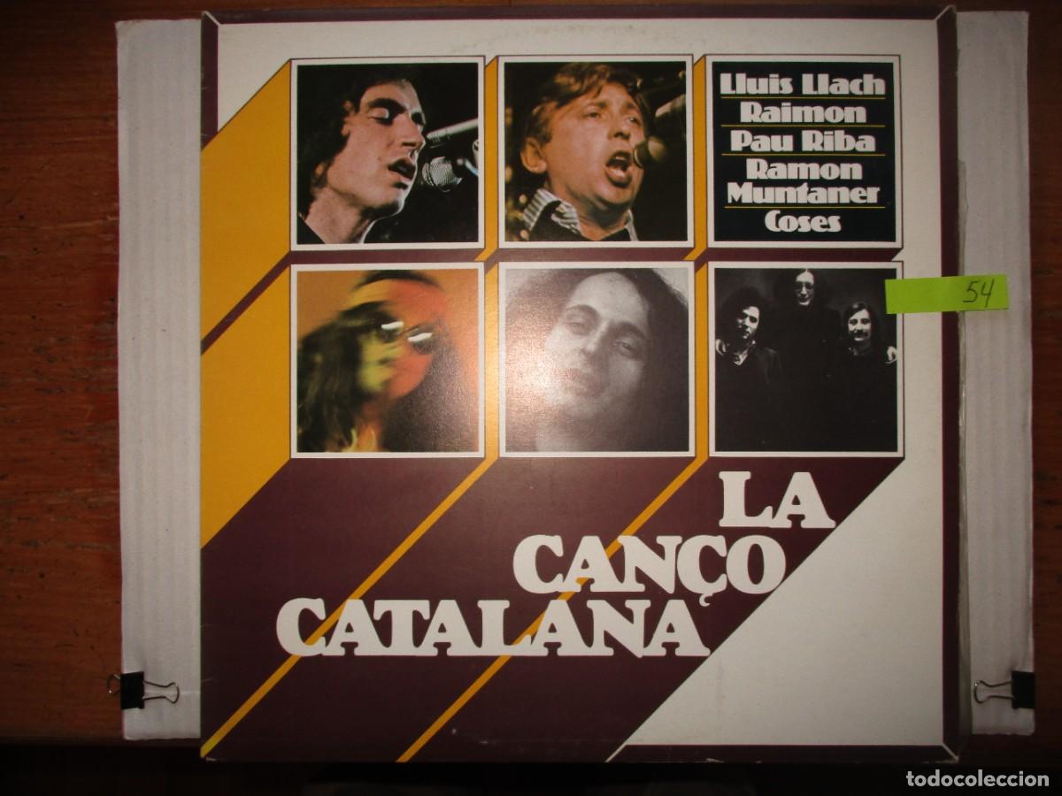 Discos de vinilo: DISCO LP , LLLUIS LLACH Y OTROS , LA CANSO CATALANA , VER FOTOS ,BUEN ESTADO