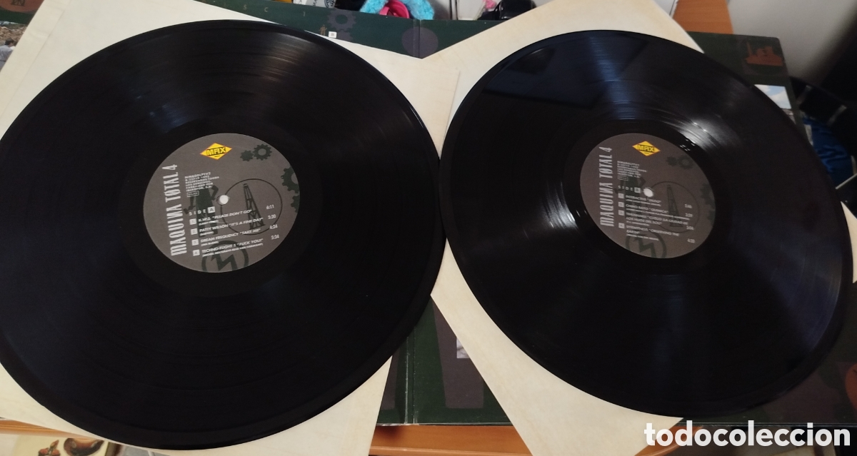 Discos de vinilo: Maquina total 4. VV.AA. Doble LP - Foto 2