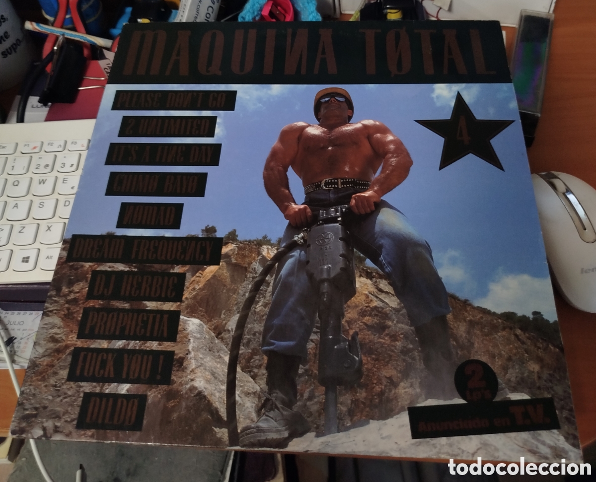 Discos de vinilo: Maquina total 4. VV.AA. Doble LP