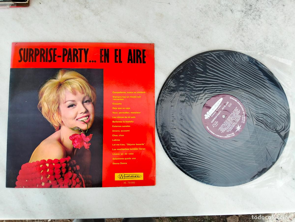 Discos de vinilo: Surprise-party... en el aire disco de vinilo vintage lp - Foto 2