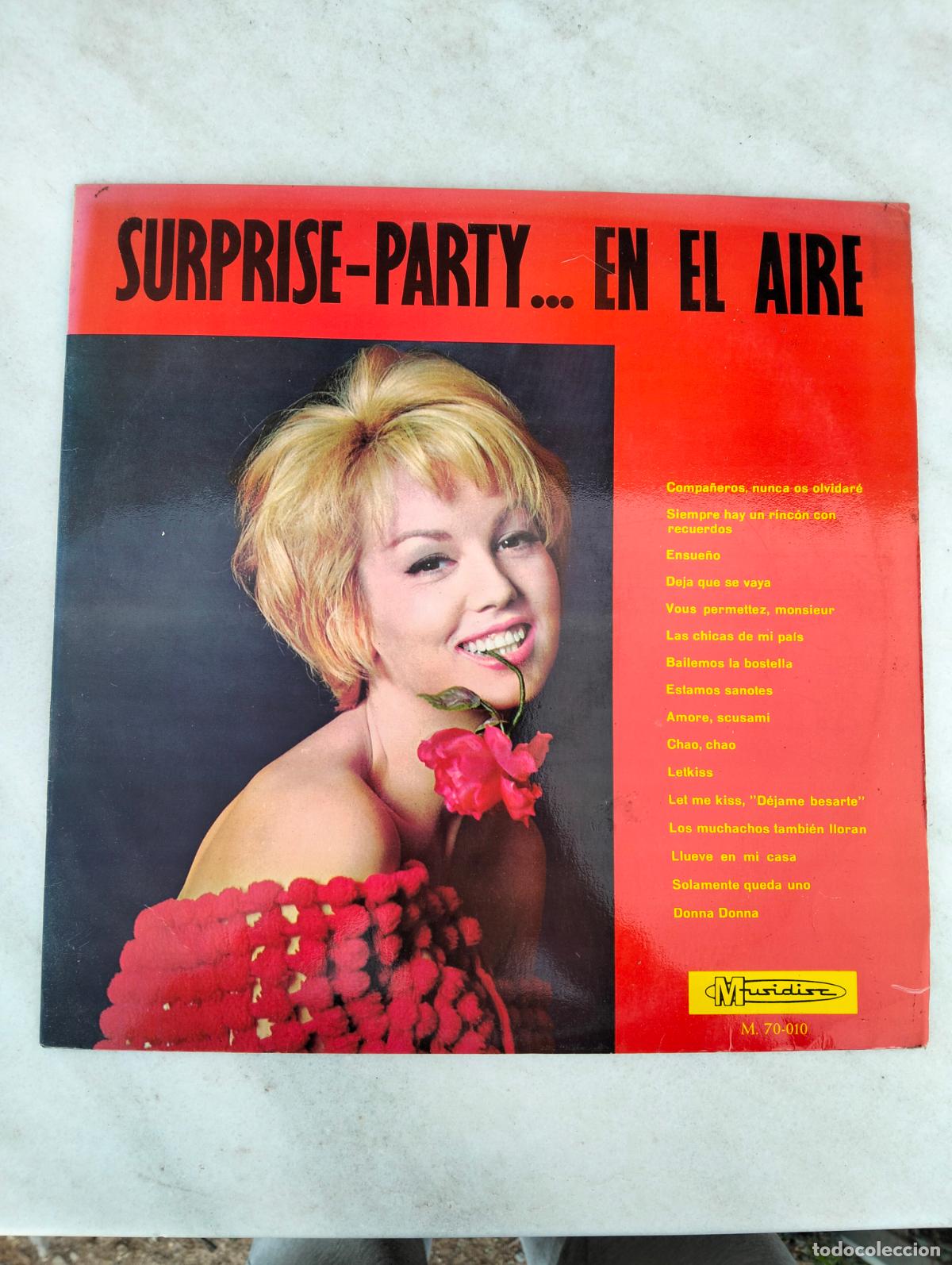Discos de vinilo: Surprise-party... en el aire disco de vinilo vintage lp - Foto 1