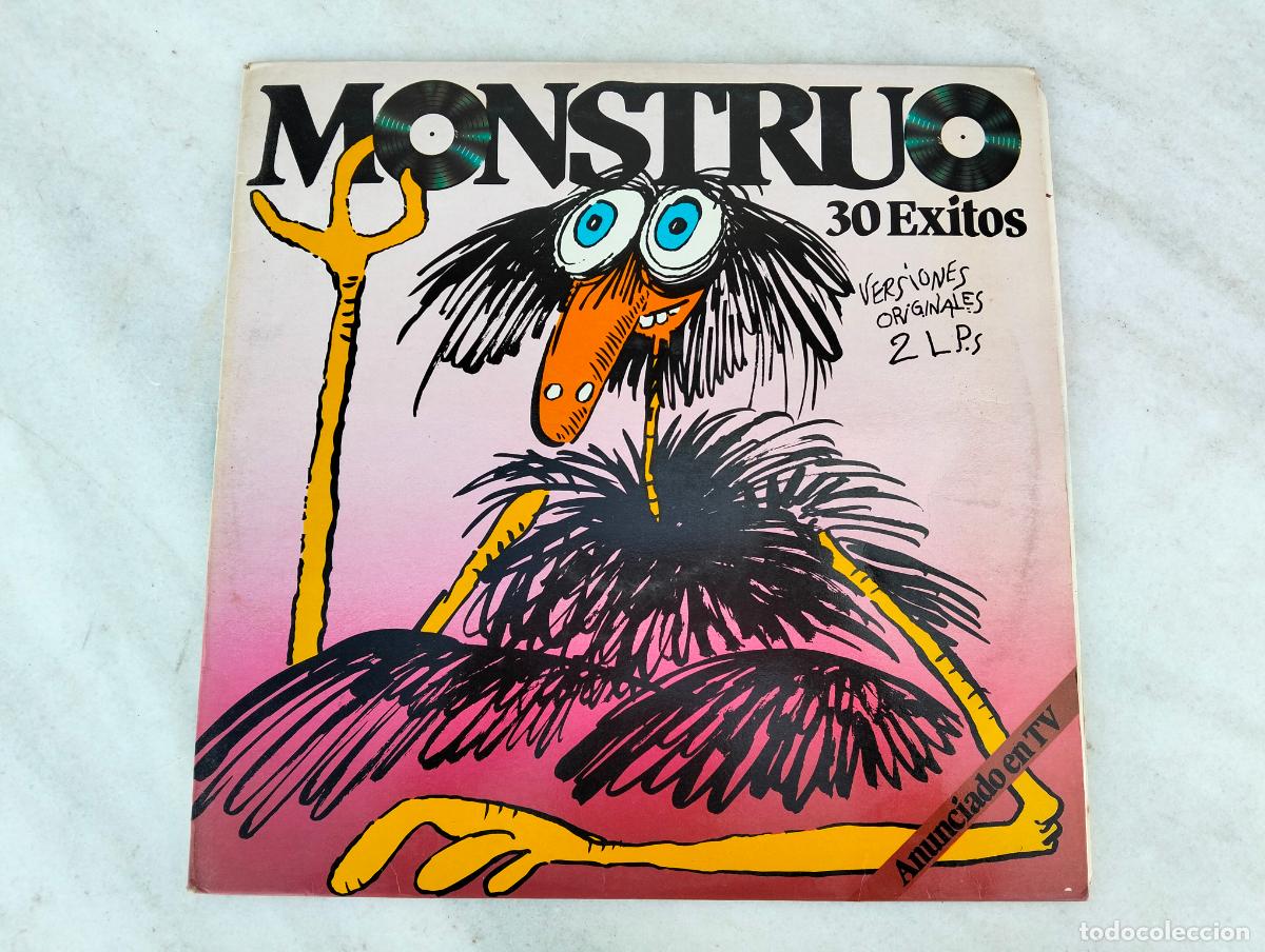Vinyl-Schallplatten: Monstruo 30 exitos versiones originales 2 lp's disco de vinilo vintage lp