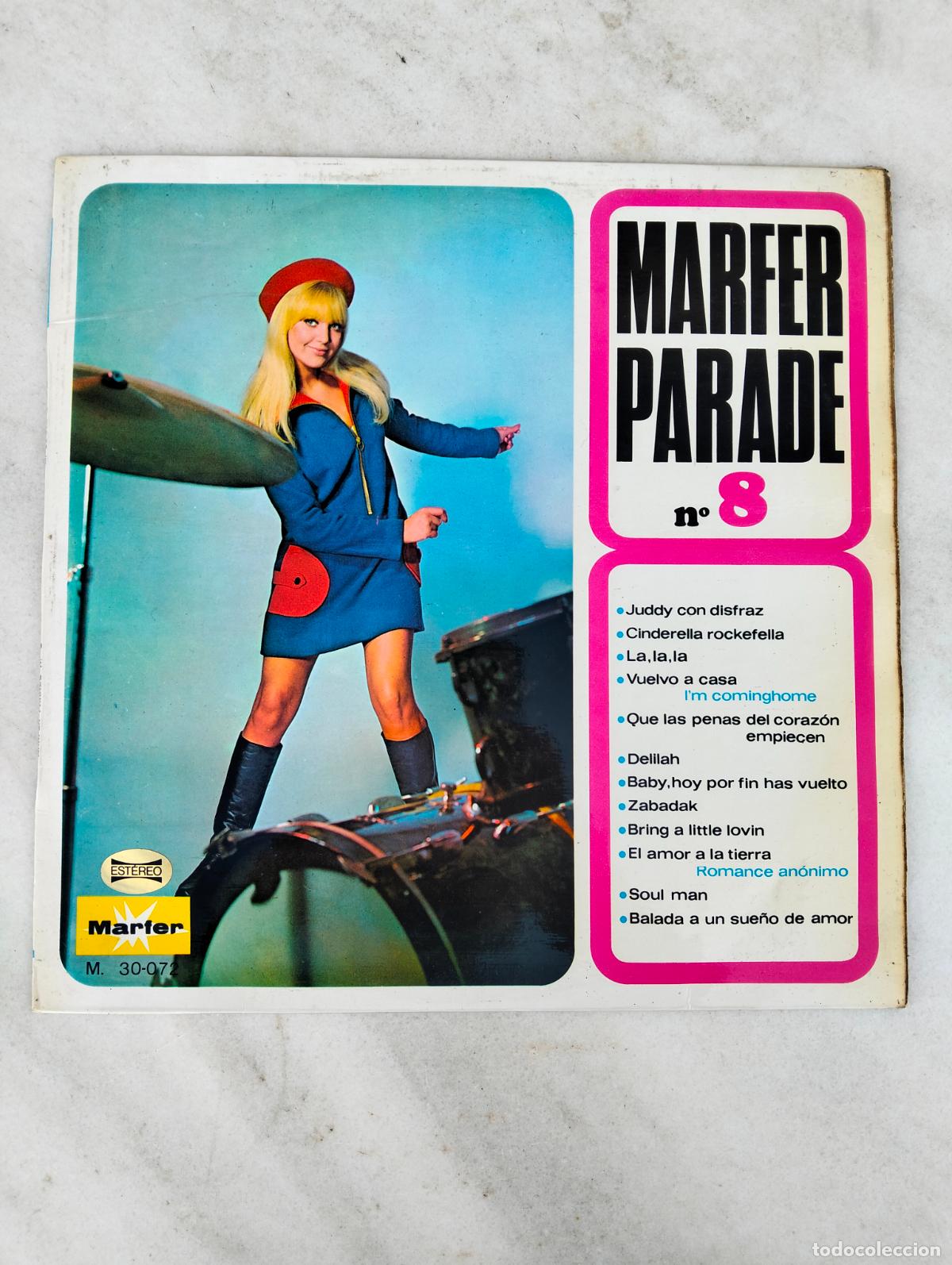 Dischi in vinile: Marfer parade n&ordm;8 juddy con disfraz cinderella rockefella la la la marfer disco de vinilo vintage lp