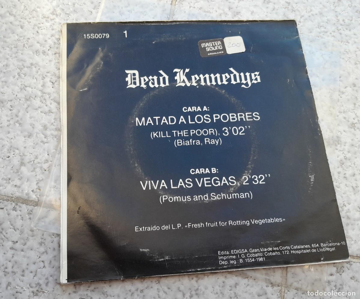 Discos de vinilo: DEAD KENNEDYS . KILL THE POOR . EDICION ESPA&Ntilde;OLA 1981 - Foto 2