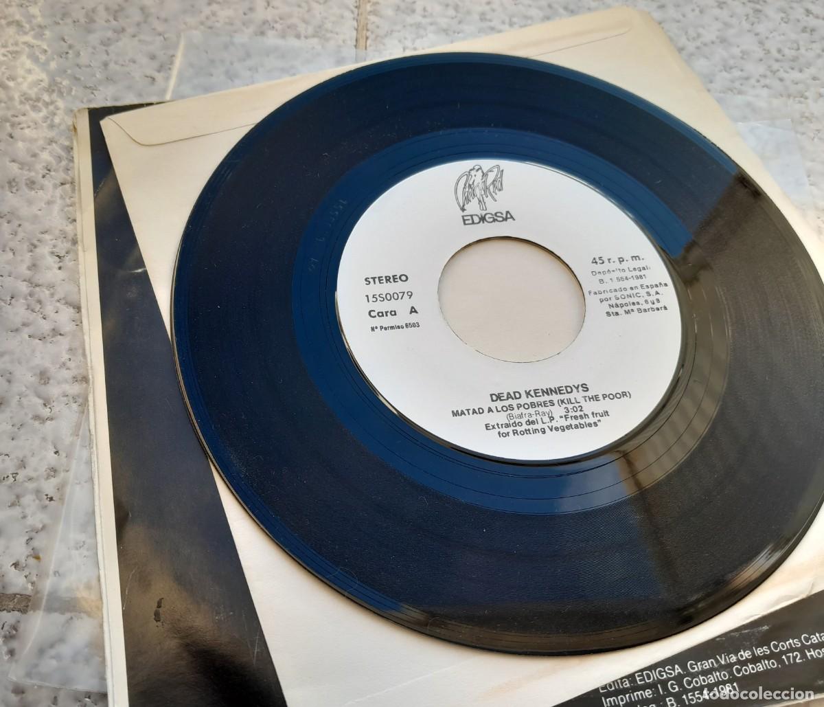 Discos de vinilo: DEAD KENNEDYS . KILL THE POOR . EDICION ESPA&Ntilde;OLA 1981 - Foto 3