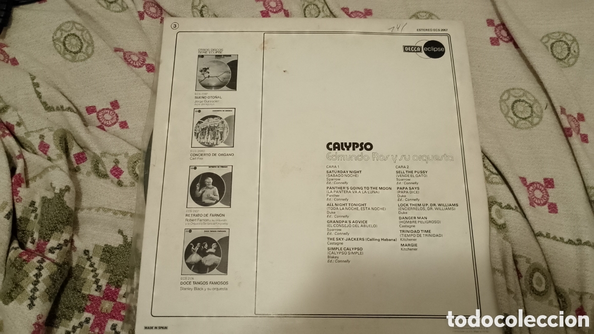 Discos de vinilo: Edmundo ross y su orquesta - Foto 2