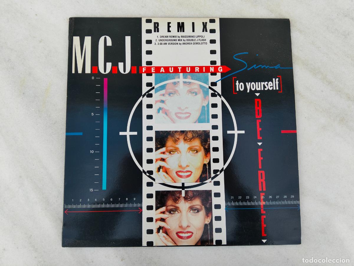 Discos de vinil: Mcj m c j remix sima be free to yourself featuring disco de vinilo vintage lp