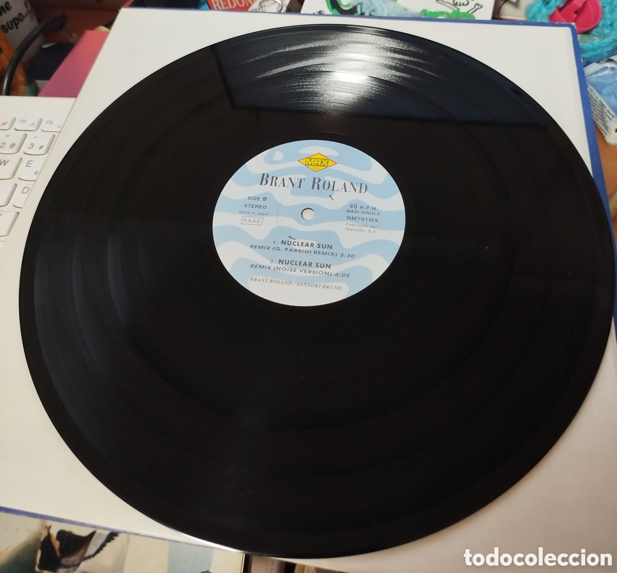 Discos de vinilo: Brant Roland - nuclear sun - Foto 2