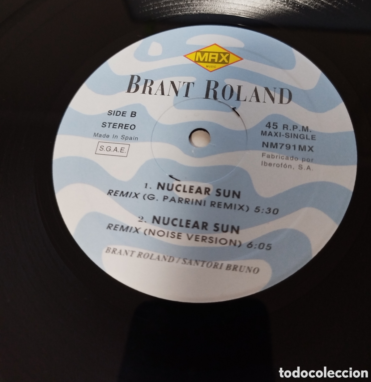 Discos de vinilo: Brant Roland - nuclear sun - Foto 3