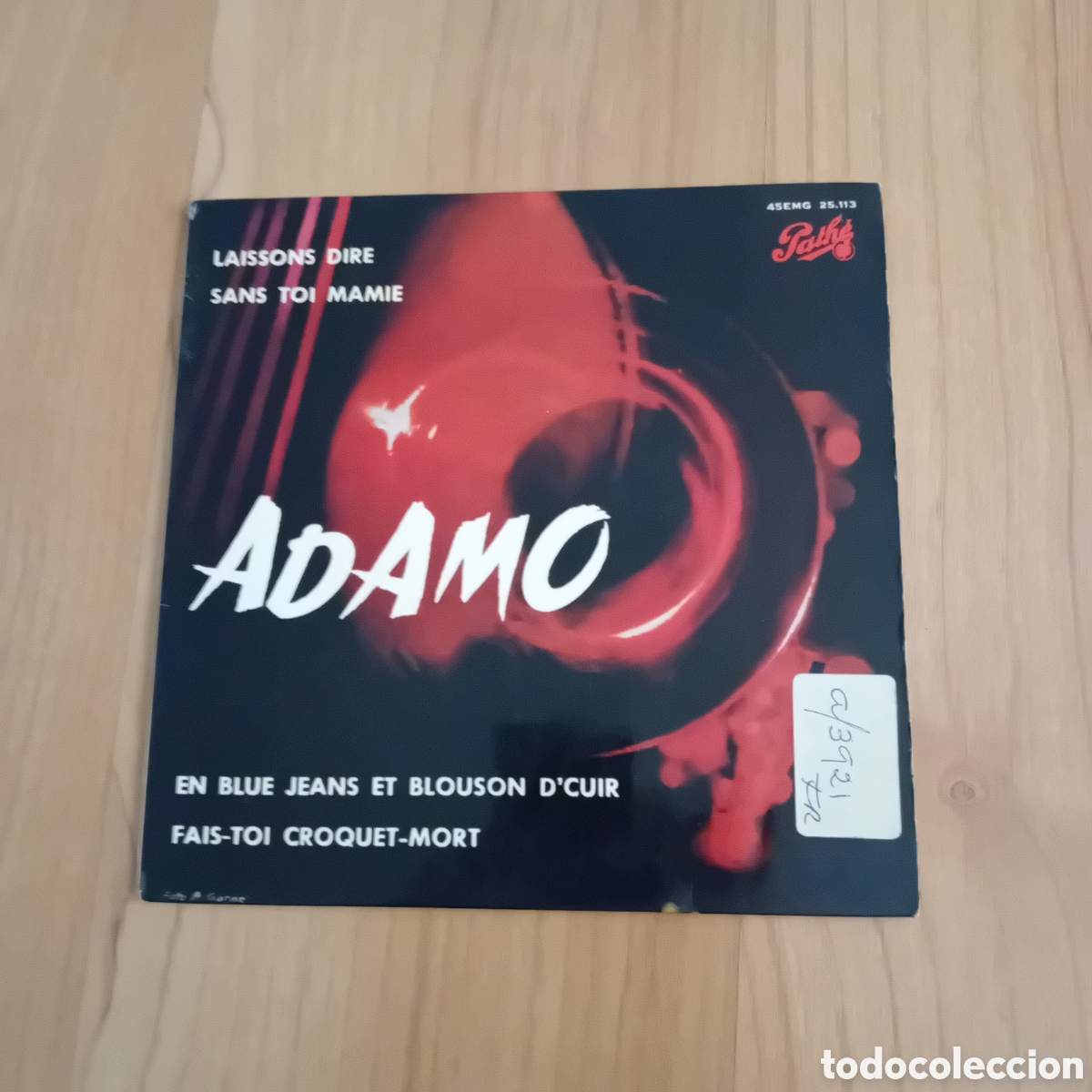 Discos de vinilo: ADAMO. LAISSONS DIRE - Foto 1