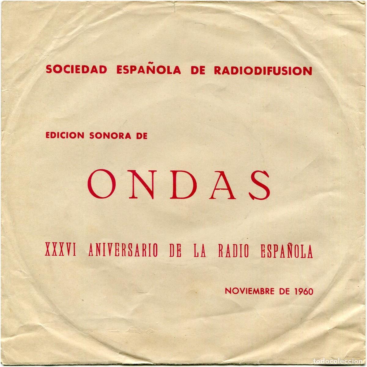 Discos de vinil: VVAA - Edicion Sonora De Ondas N.&ordm; 1 - Sociedad Espa&ntilde;ola de Radiodifusi&oacute;n - EP Spain 1960 - VG+/VG+