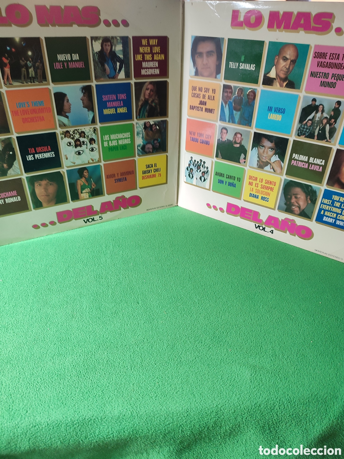 Discos de vinilo: Lo m&aacute;s del a&ntilde;o .... Vol 4 y Vol 5 - Varios 2 Lps