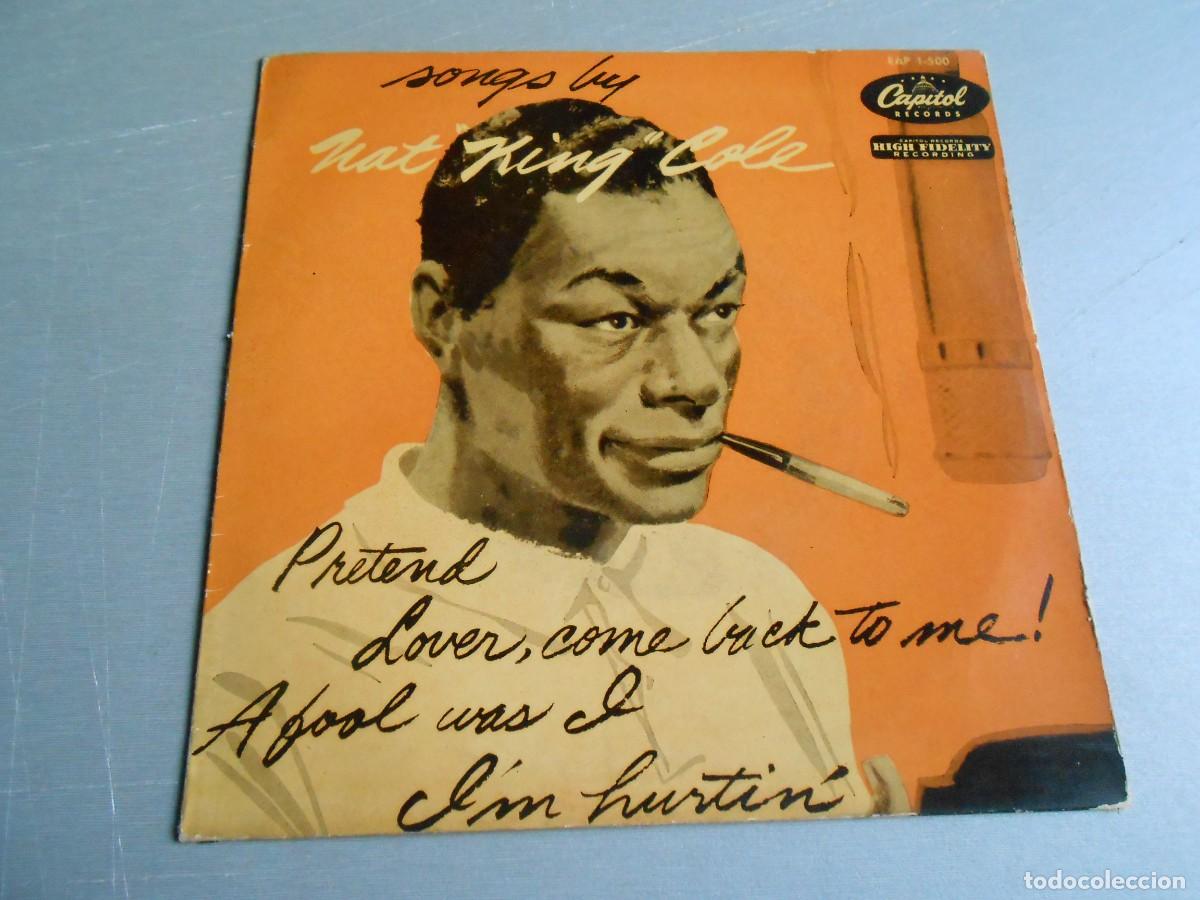 Discos de vinilo: NAT KING COLE, EP , PRETENSIONES + 3, A&Ntilde;O 1958, CAPITOL EAP 1-500