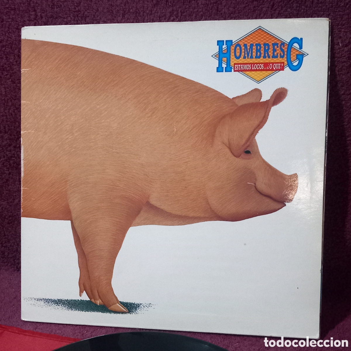 Discos de vinilo: LP HOMBRES G/ESTAMOS LOCOS...O QUE?(