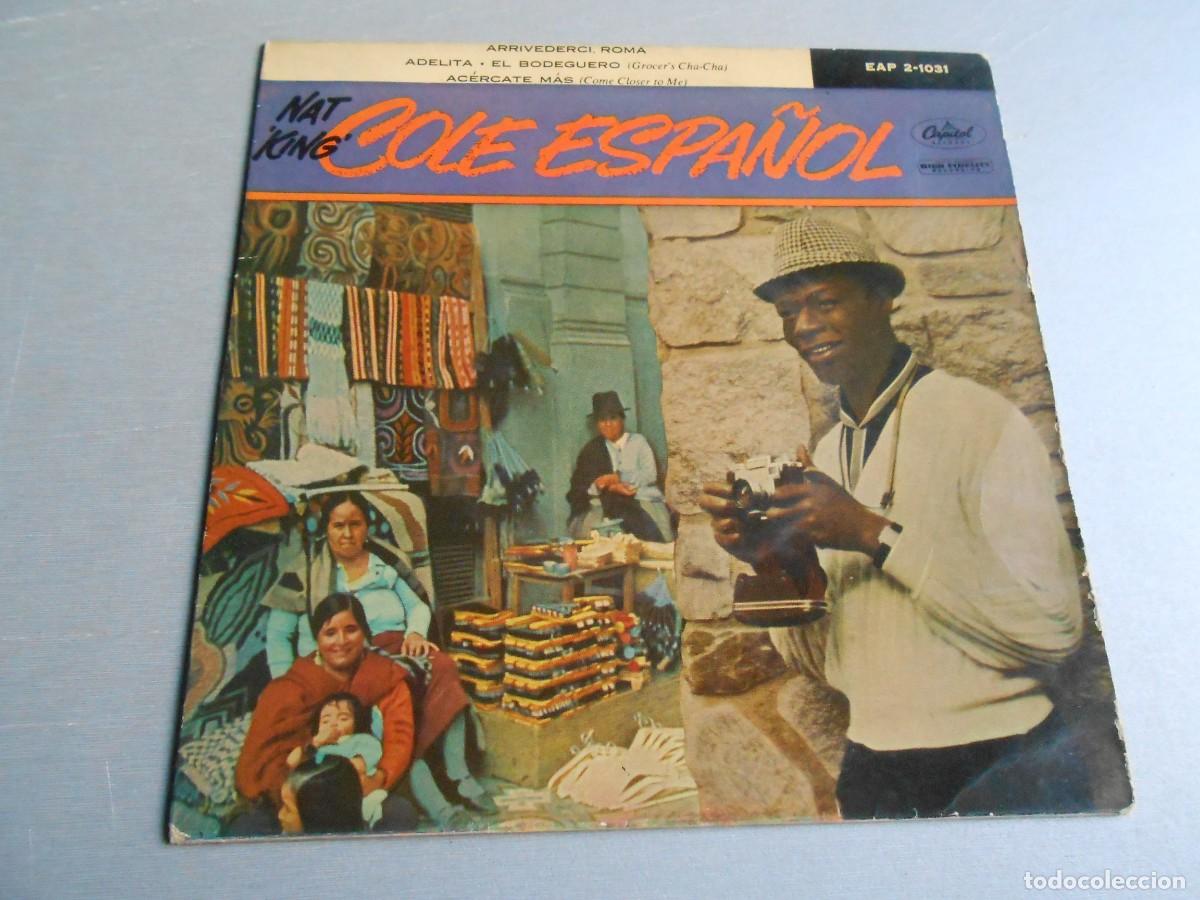 Discos de vinilo: NAT KING COLE - ESPA&Ntilde;OL -, EP , ARRIVEDERCI, ROMA + 3, A&Ntilde;O 1958, CAPITOL EAP 2-1031