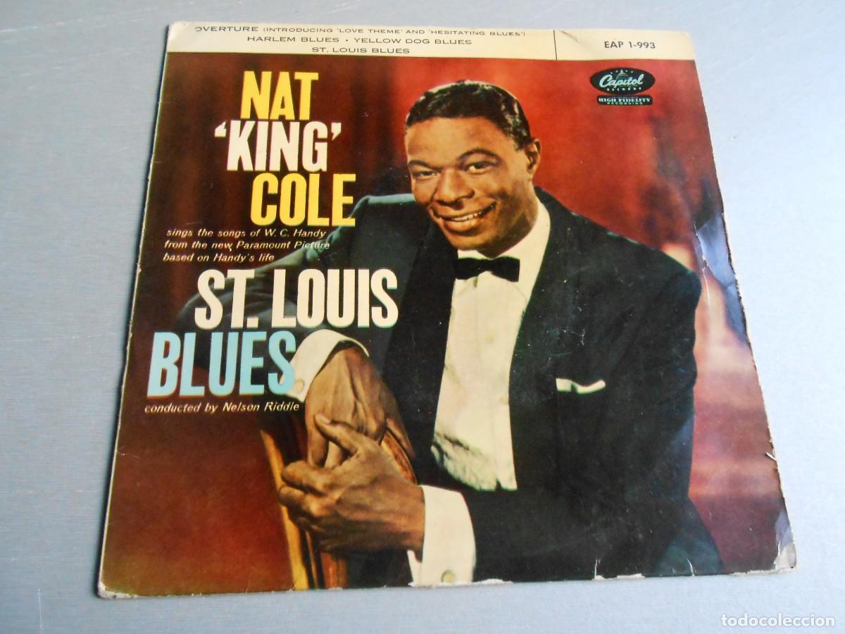 Discos de vinilo: NAT KING COLE - ST. LOUIS BLUES -, EP , OVERTURE + 3, A&Ntilde;O 1959, CAPITOL EAP 1-993