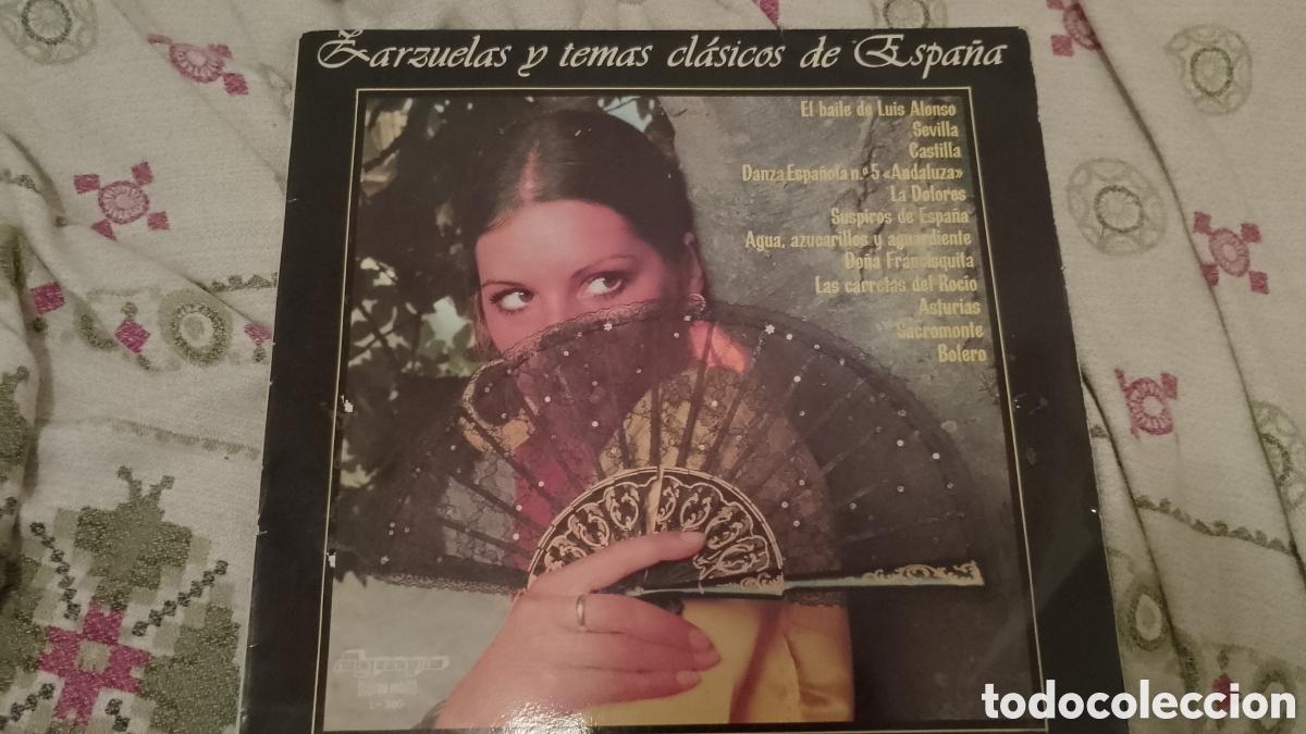 Discos de vinilo: Zarzuelas y temas cl&aacute;sicos de Espa&ntilde;a