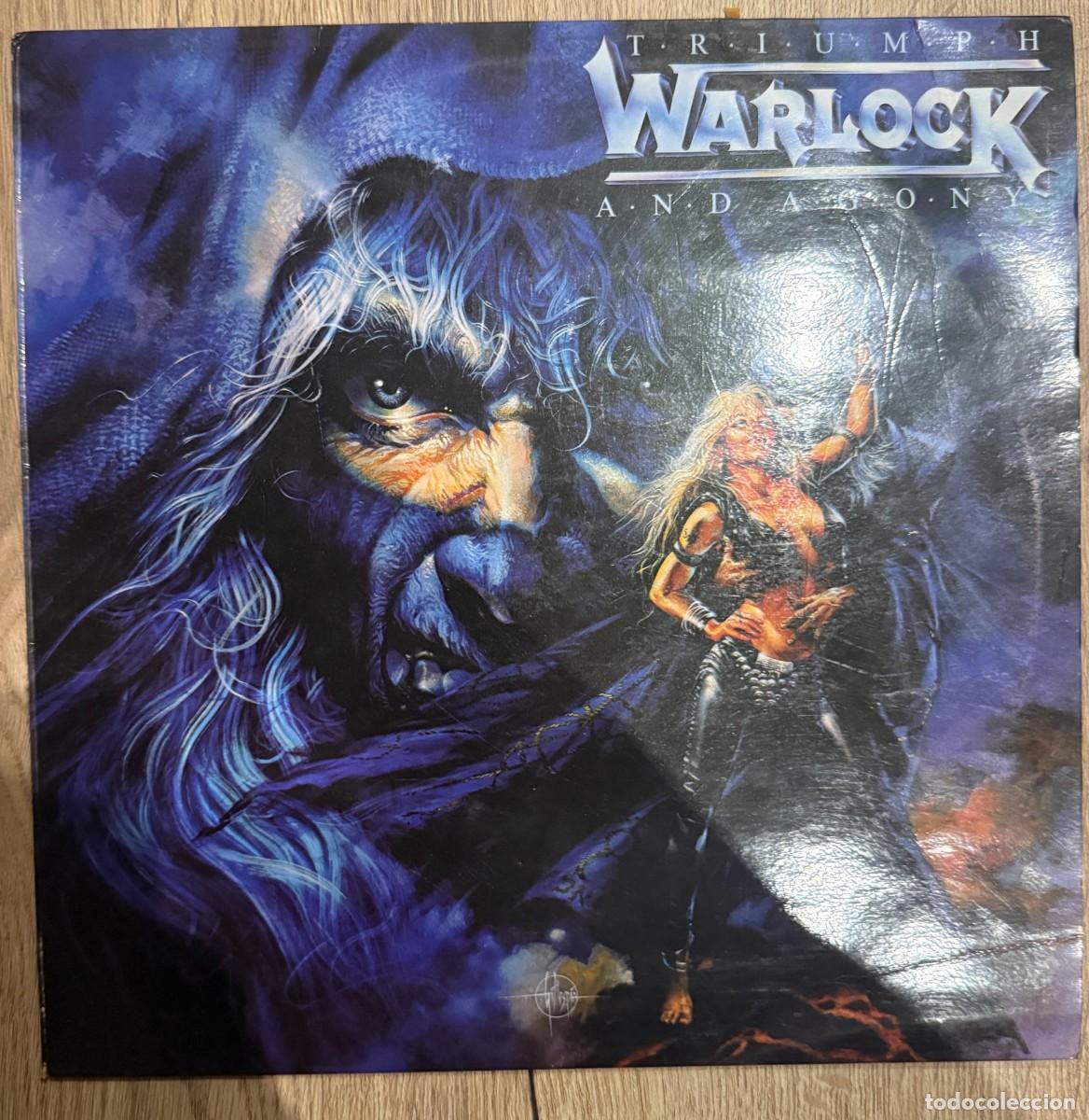 Discos de vinilo: Warlock &ndash; Triumph And Agony. Disco vinilo. Edic. Spain. 1987 - Foto 1