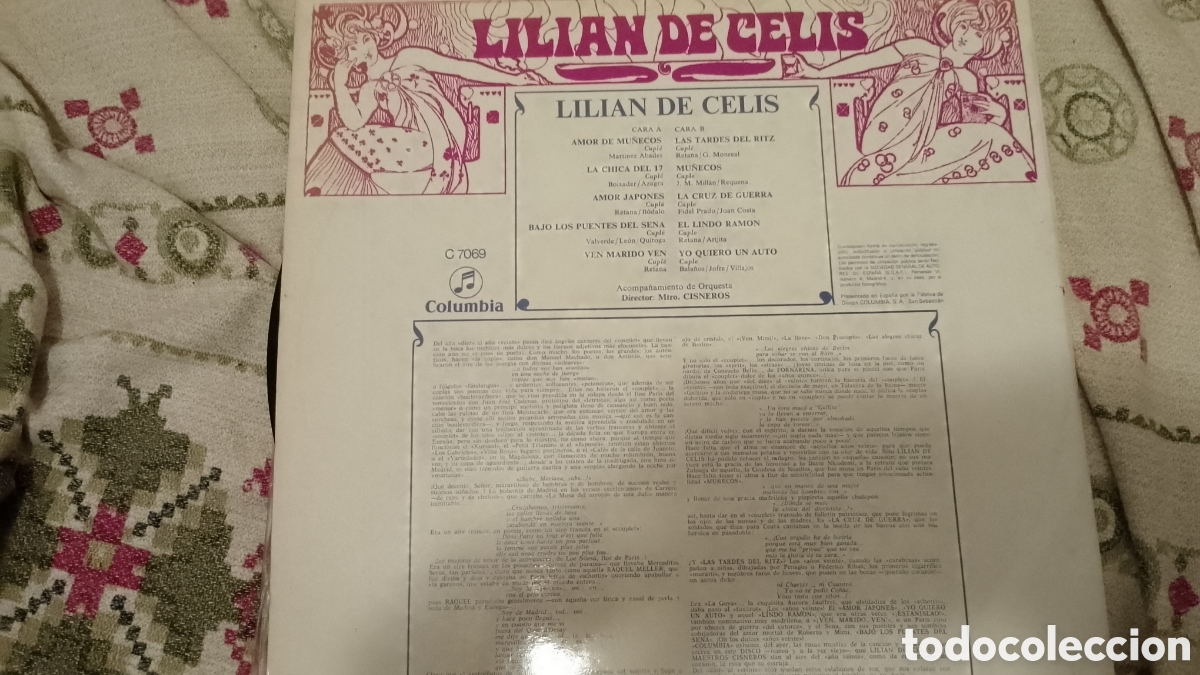 Discos de vinilo: Lilian de celis grandes &eacute;xitos - Foto 2