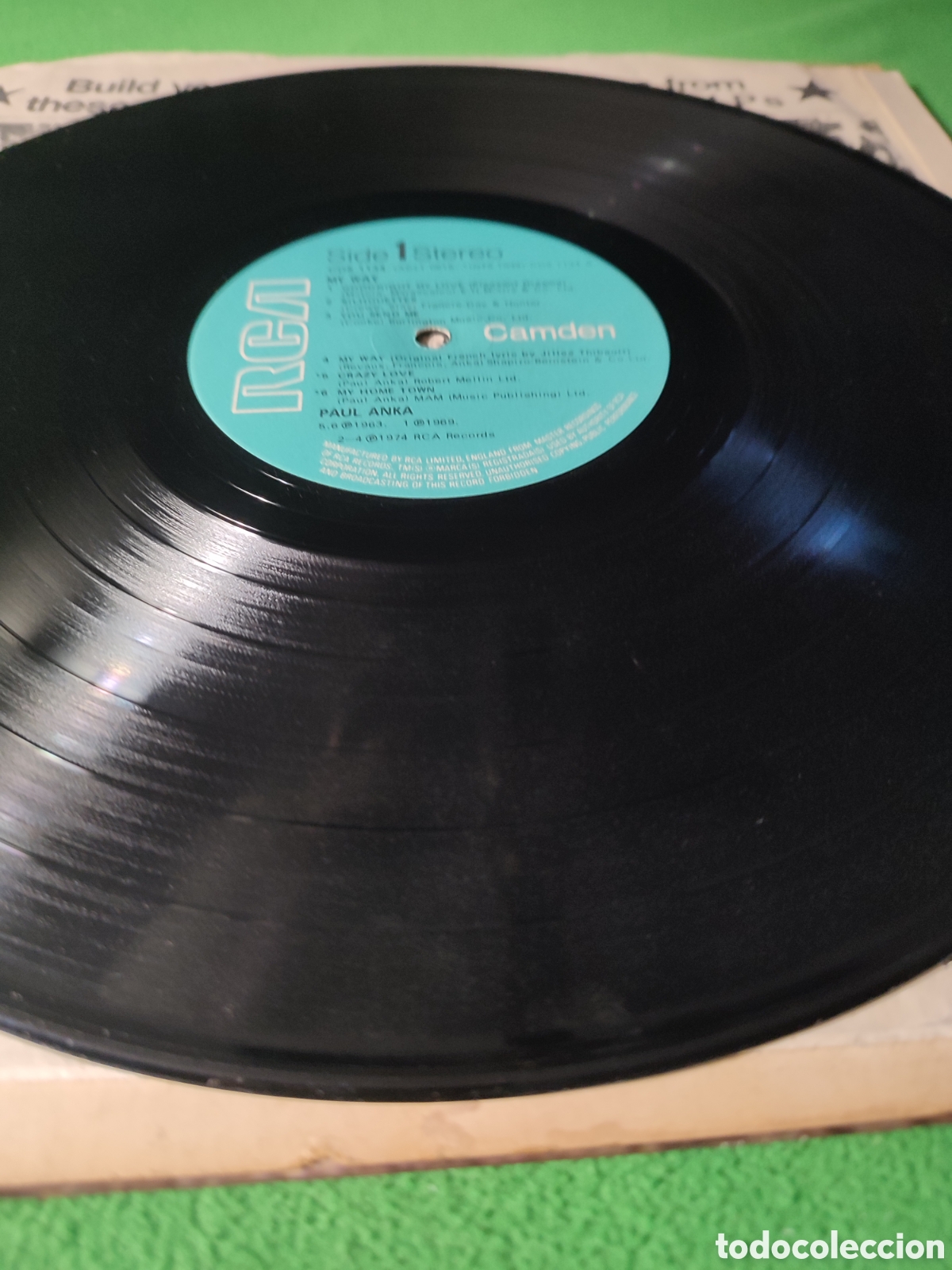 Discos de vinilo: Paul Anka - My Way Edici&oacute;n inglesa 1976 - Foto 3