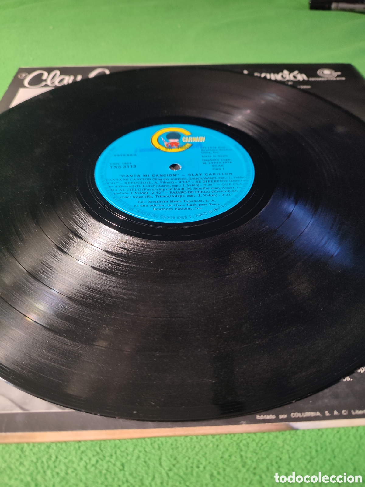 Discos de vinilo: Clay Carill&oacute;n - Canta mi canci&oacute;n 1978 - Foto 2