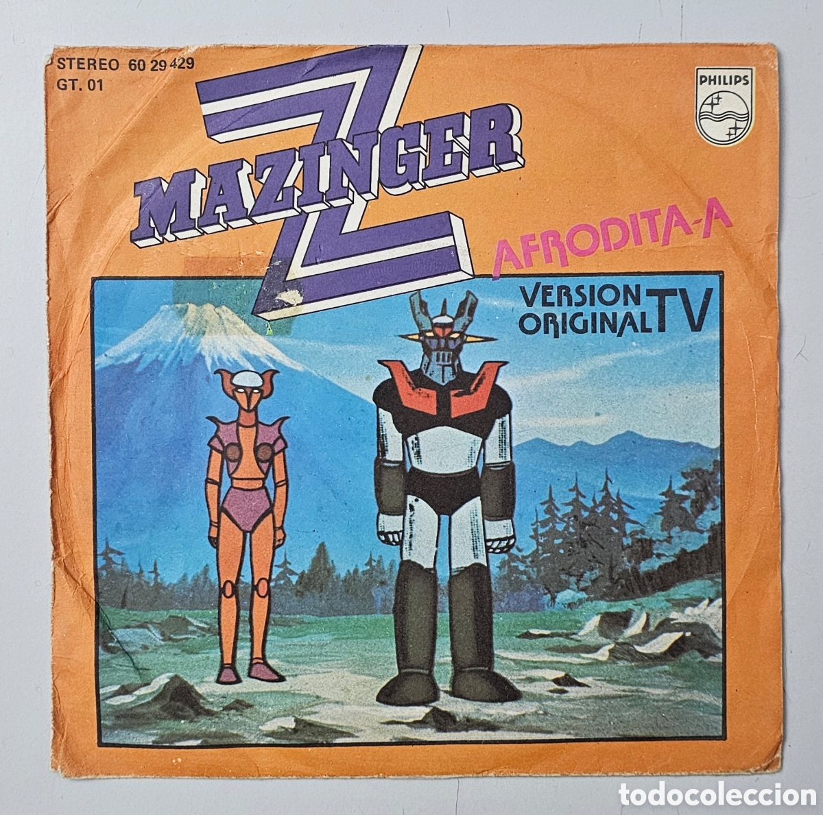 Discos de vinilo: MAZINGER Z (Espa&ntilde;a - Philips - 1978) Alfredo Garrido Afrodita A