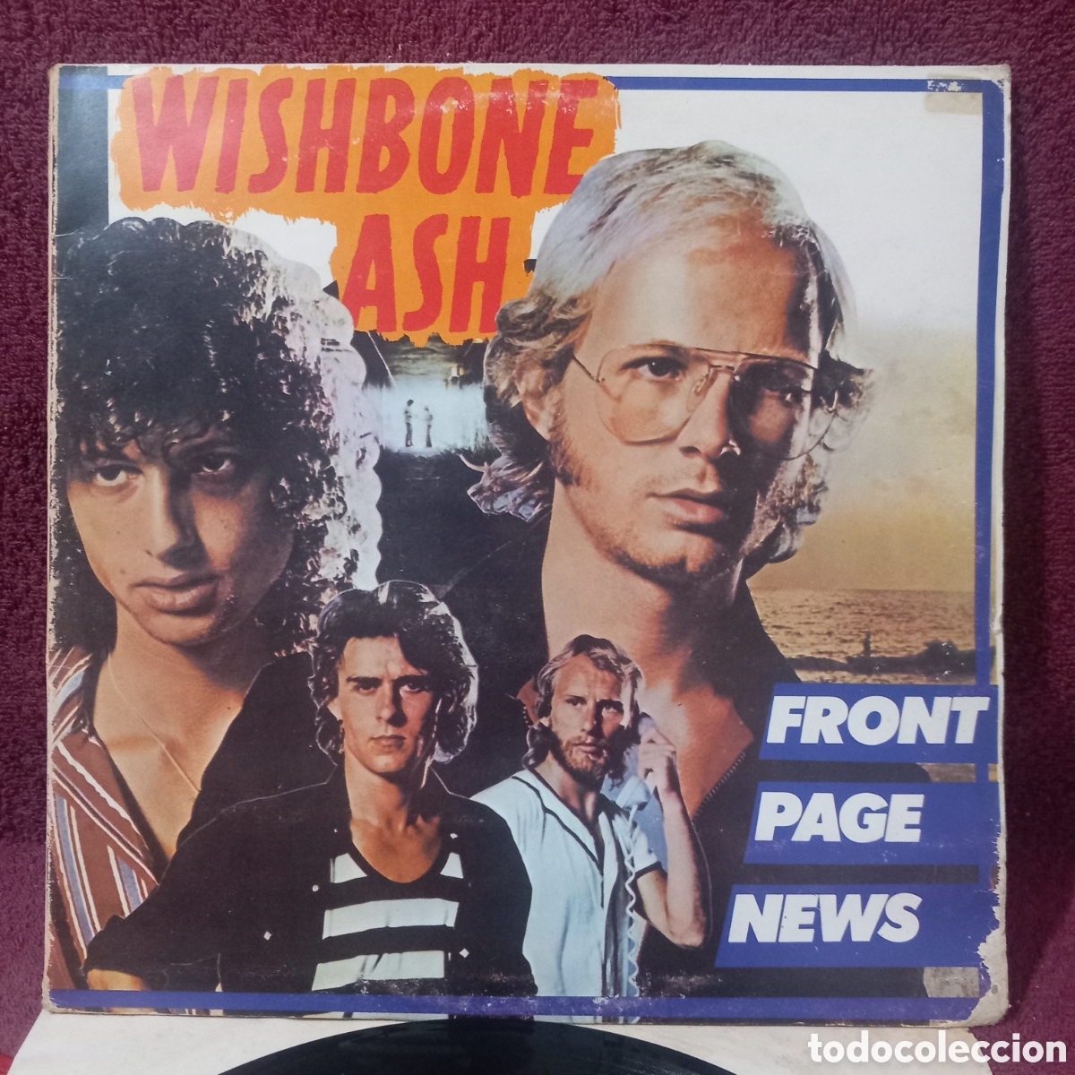 Vinyl records: LP WISHBONE ASH/FROM PAGE NEWS(1977 SPAIN MCA RECORDS)VINILO EXCELENTE