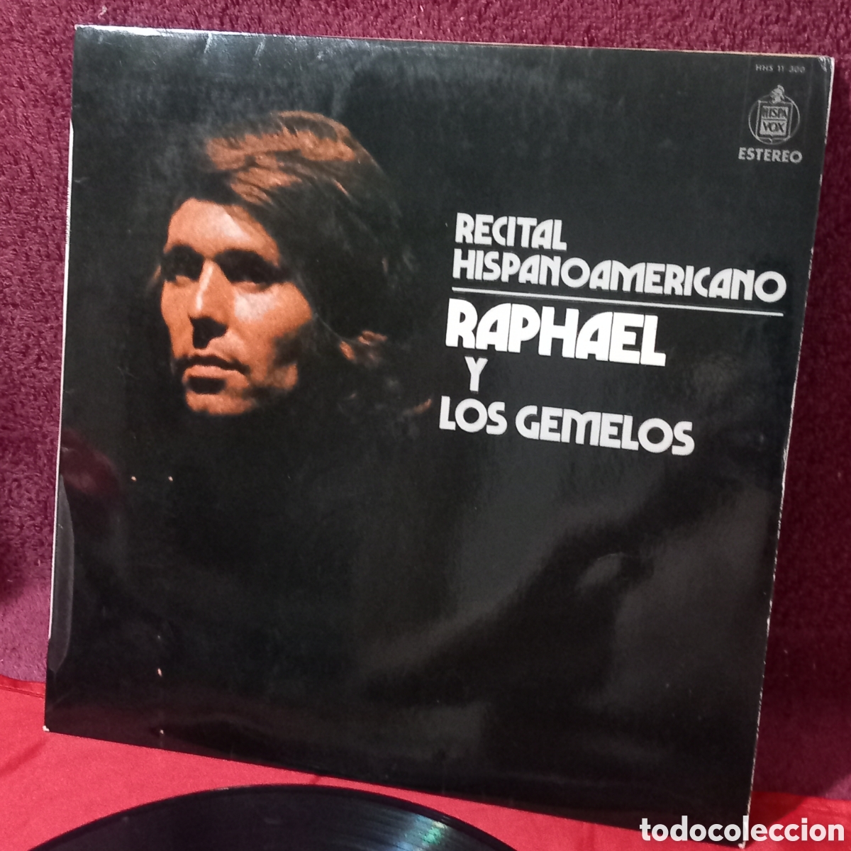 Discos de vinilo: LP RAPHAEL y los GEMELOS/RECITAL HISPANOAMERICANO (1975 HISPAVOX)