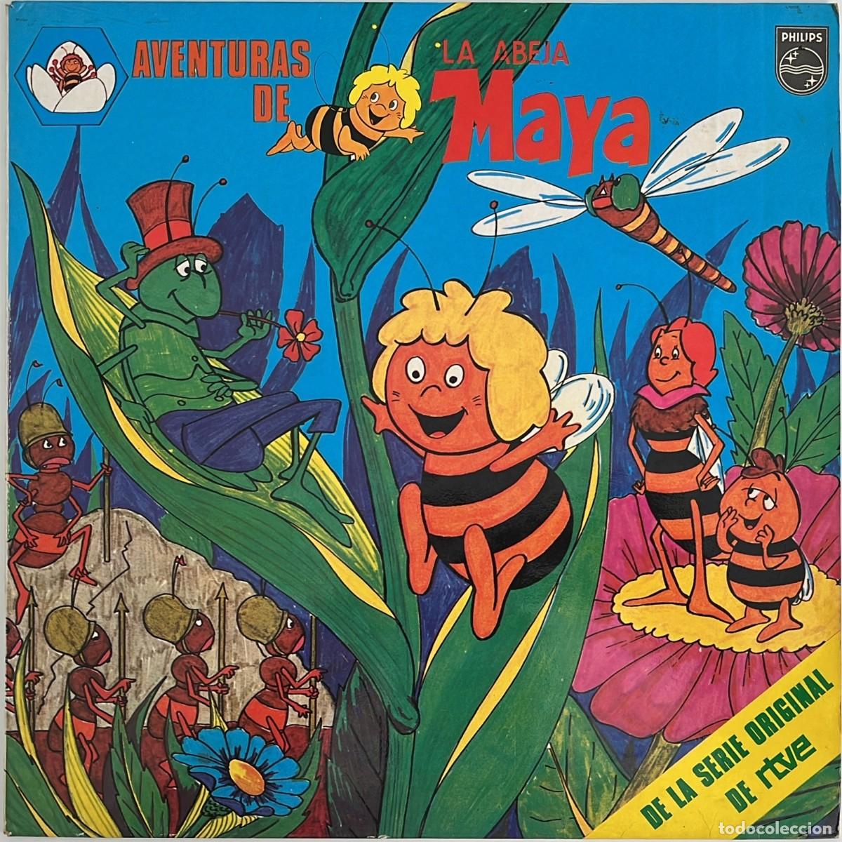 Discos de vinil: Disco vinilo - Aventuras de La Abeja Maya, cuento narrado de la serie de TVE - Philips 1978