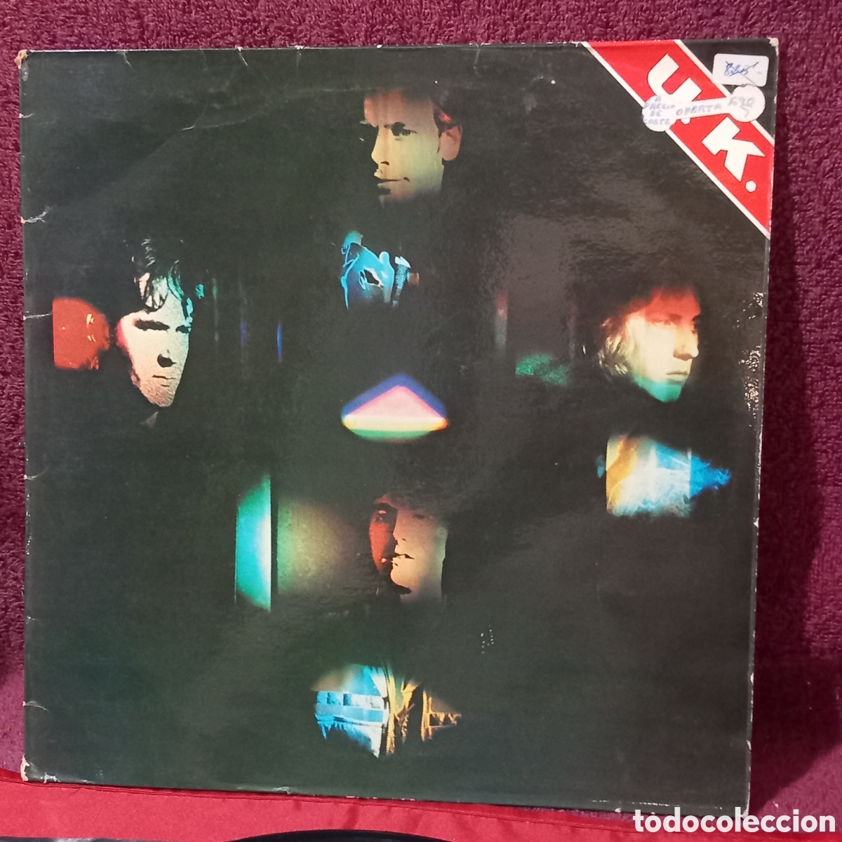 Disques de vinyle: LP U.K. JOHN WETTON-BILL BRUFORD-EDDIE JOBSON-ALLAN HOLDSWORTH(1978 SPAIN)VINILO EXCELENTE/ENCARTE